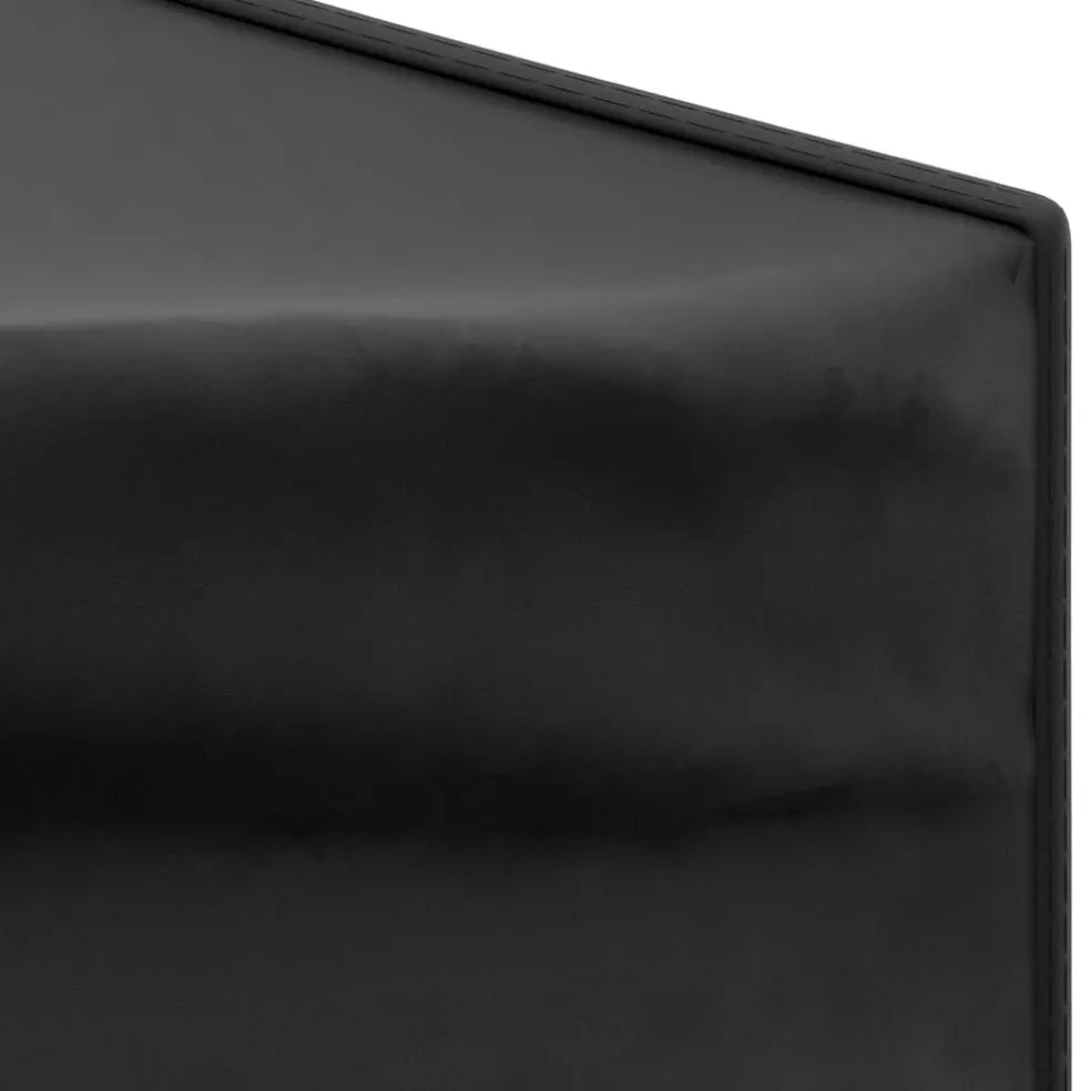 vidaXL Partytent inklapbaar met zijwanden 2x2 m zwart