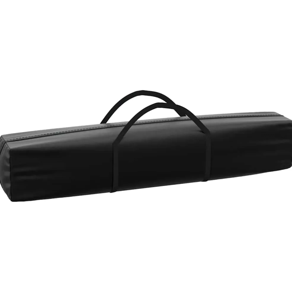 vidaXL Partytent inklapbaar met zijwanden 2x2 m zwart
