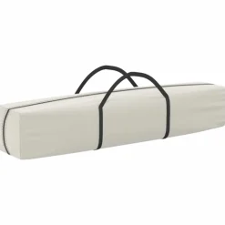 vidaXL Partytent inklapbaar met zijwanden 2x2 m crèmekleurig
