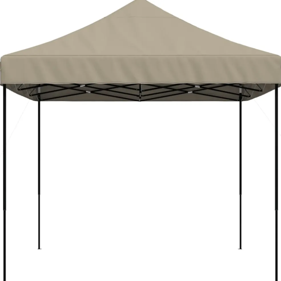 vidaXL Partytent inklapbaar pop-up 440x292x315 cm taupe