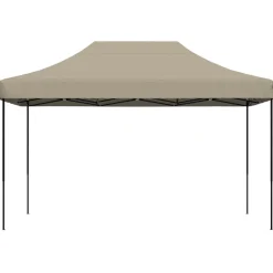 vidaXL Partytent inklapbaar pop-up 440x292x315 cm taupe