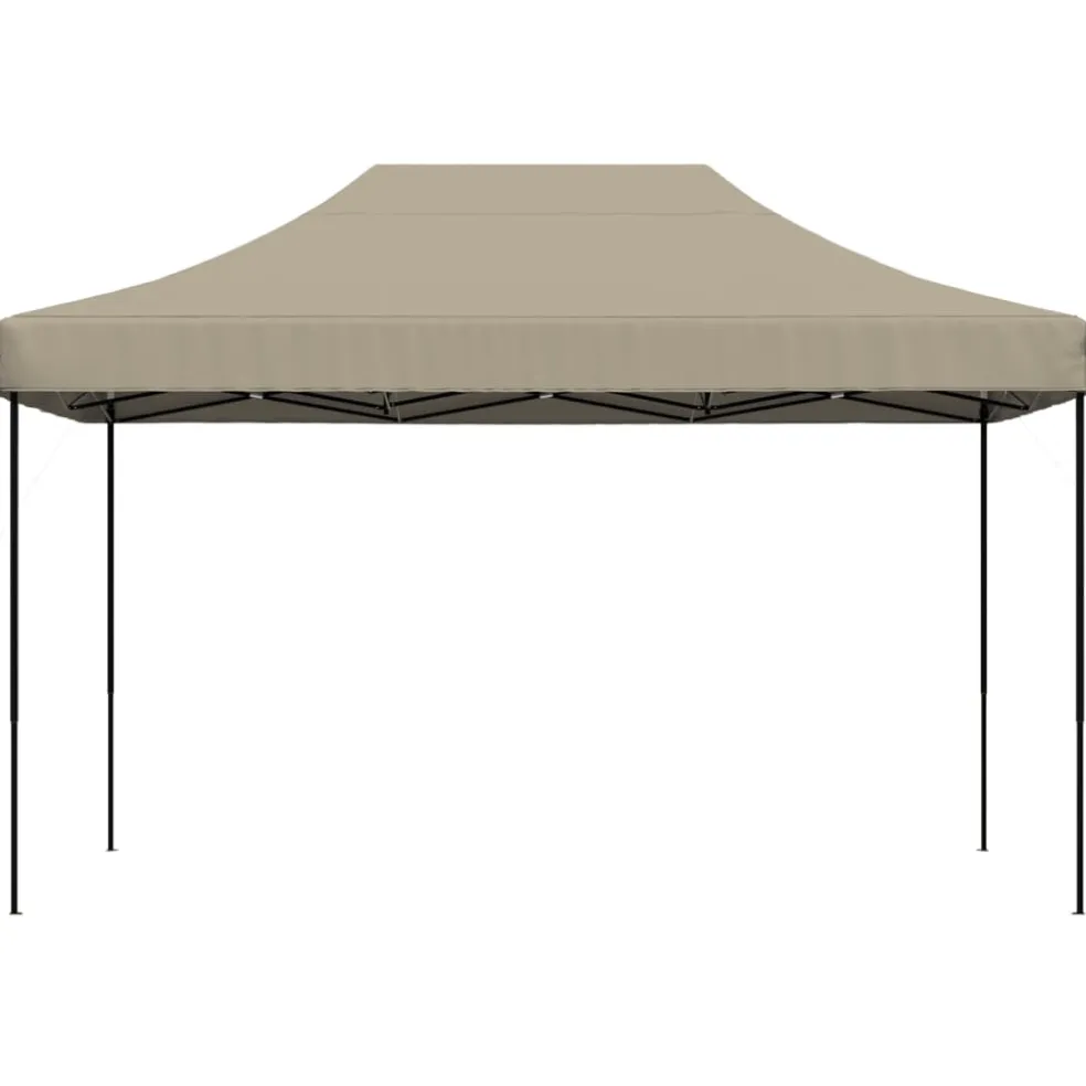 vidaXL Partytent inklapbaar pop-up 440x292x315 cm taupe