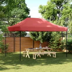 vidaXL Partytent inklapbaar pop-up 410x279x315 cm bordeauxrood
