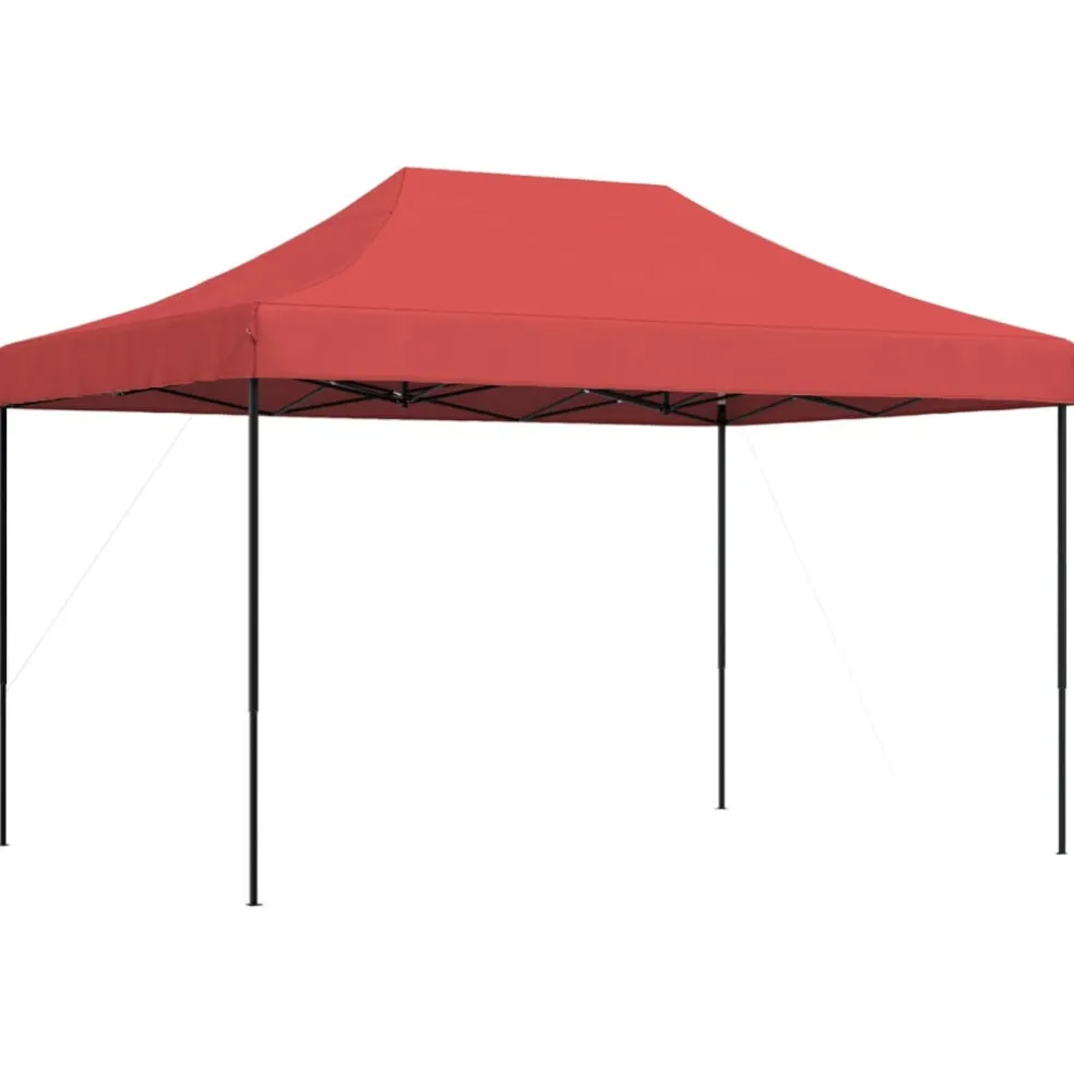 vidaXL Partytent inklapbaar pop-up 410x279x315 cm bordeauxrood