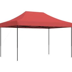 vidaXL Partytent inklapbaar pop-up 410x279x315 cm bordeauxrood