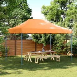 vidaXL Partytent inklapbaar pop-up 410x279x315 cm oranje