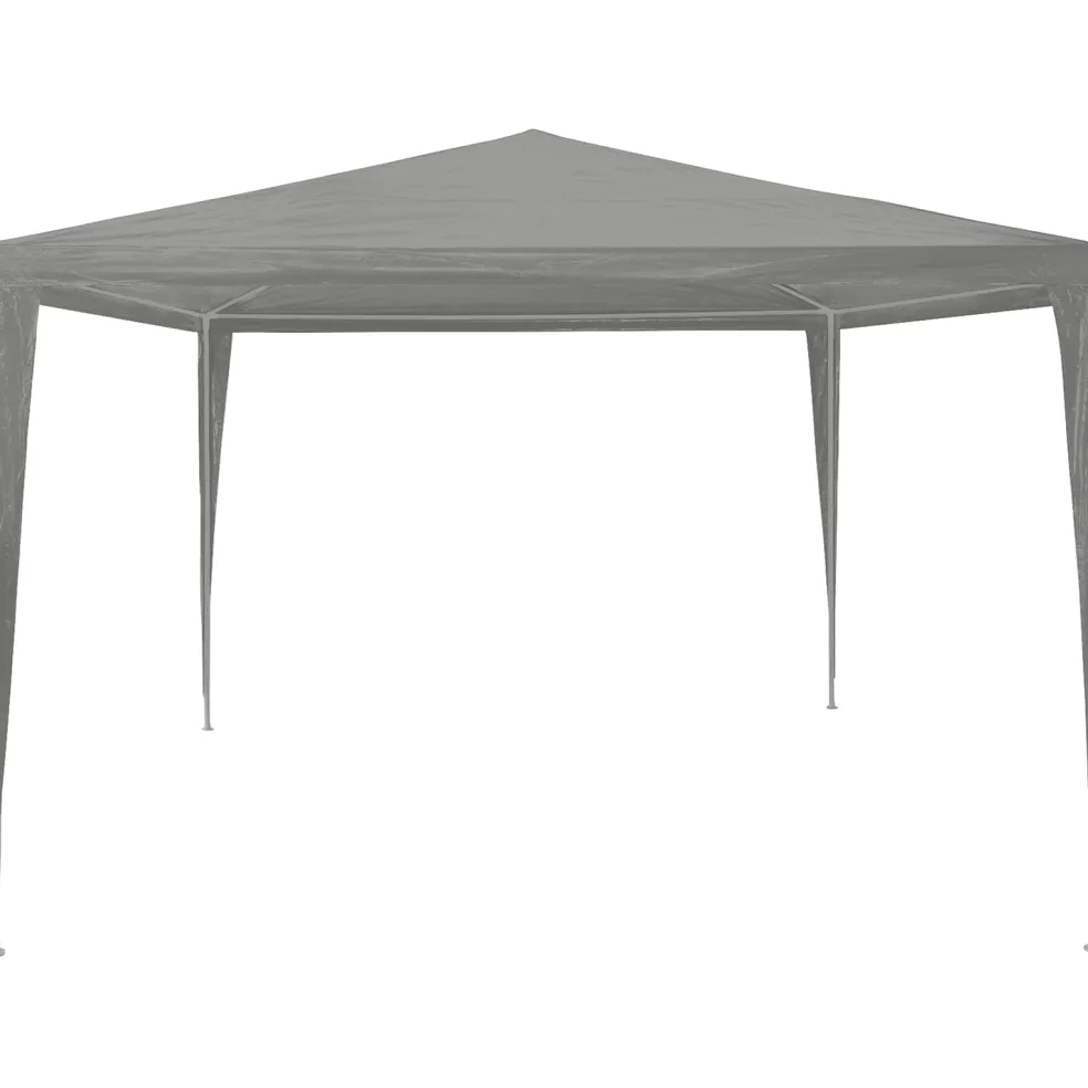 vidaXL Partytent Lichtgrijs 300 x 300 x 255 cm PE en staal