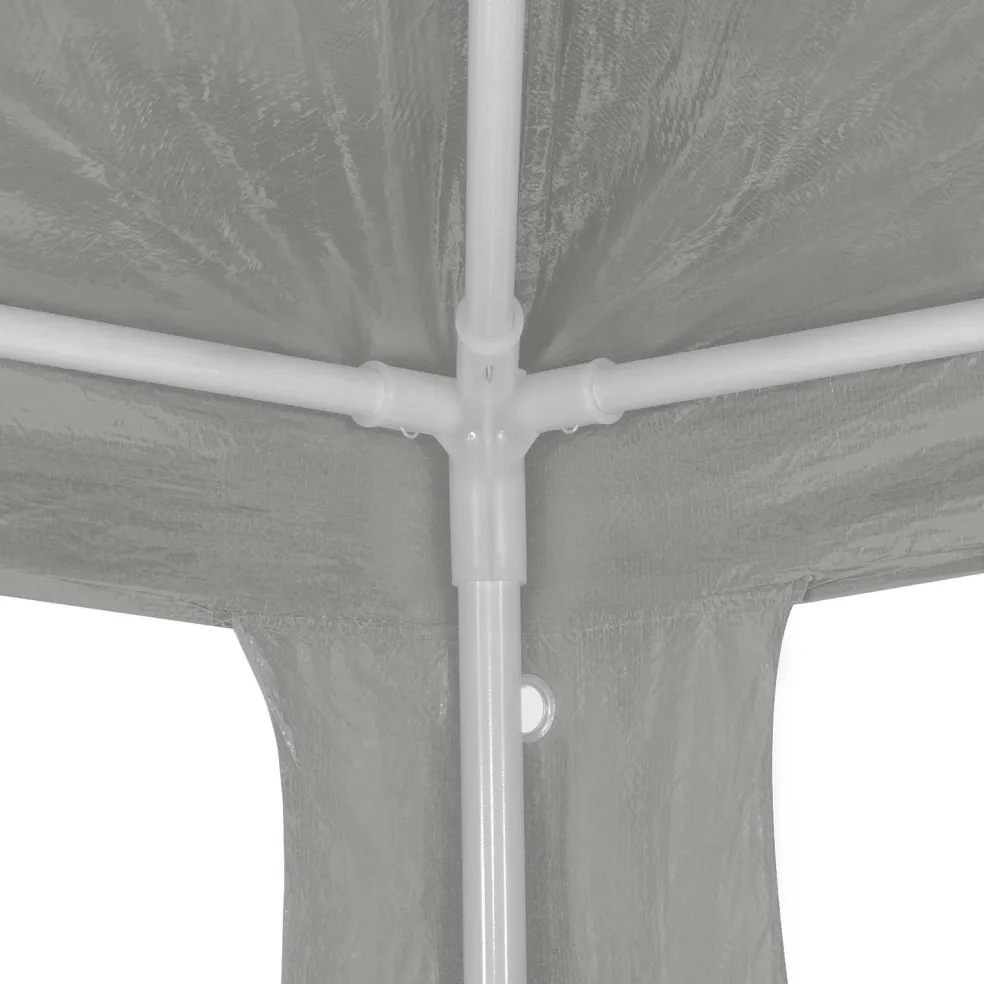 vidaXL Partytent Lichtgrijs 300 x 300 x 255 cm PE en staal