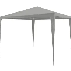 vidaXL Partytent Lichtgrijs 300 x 300 x 255 cm PE en staal