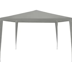 vidaXL Partytent Lichtgrijs 300 x 300 x 255 cm PE en staal
