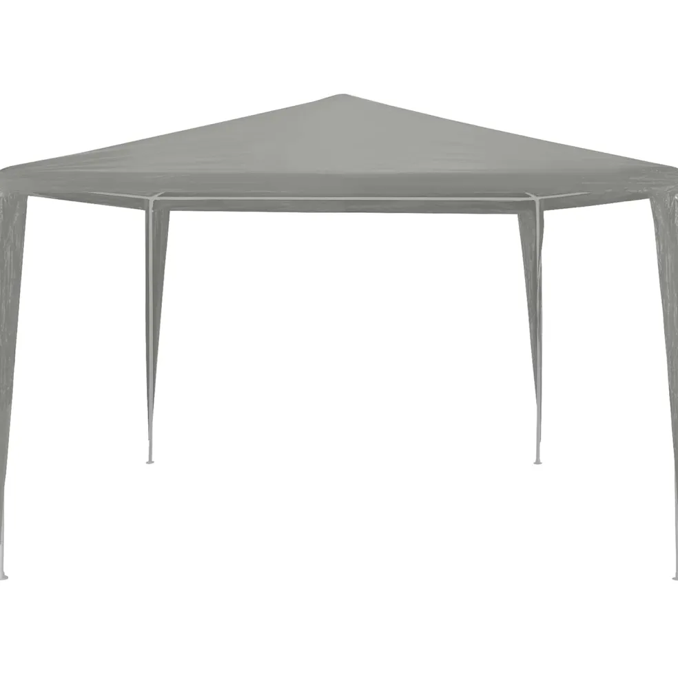 vidaXL Partytent Lichtgrijs 300 x 300 x 255 cm PE en staal