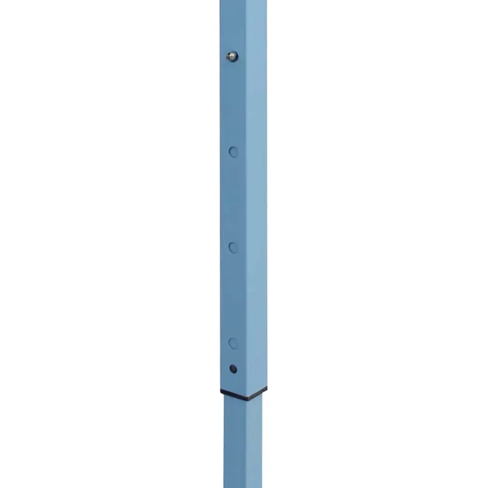 vidaXL Partytent met 4 zijwanden inklapbaar 3x6 m staal crème
