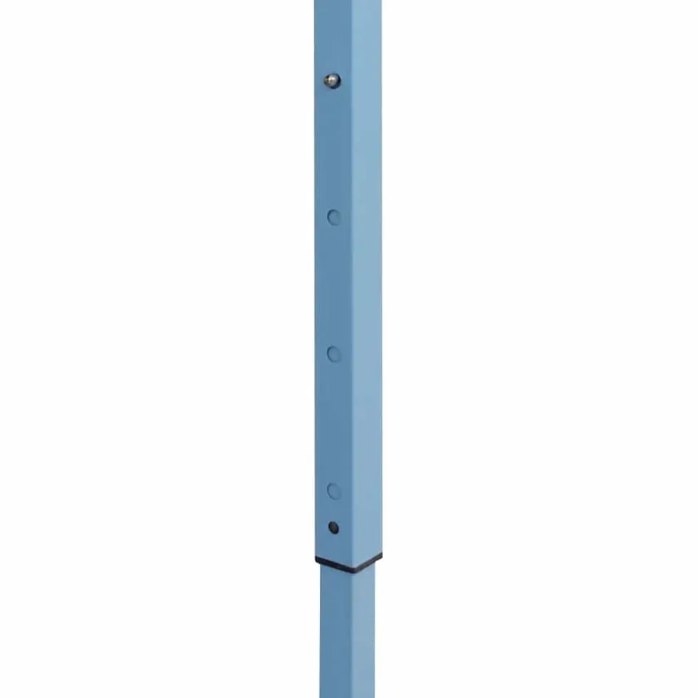 vidaXL Partytent met 4 zijwanden inklapbaar 280x410x315 cm staal wit
