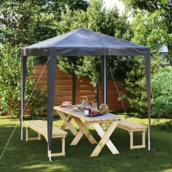 vidaXL Partytent professioneel 2x2 m antraciet