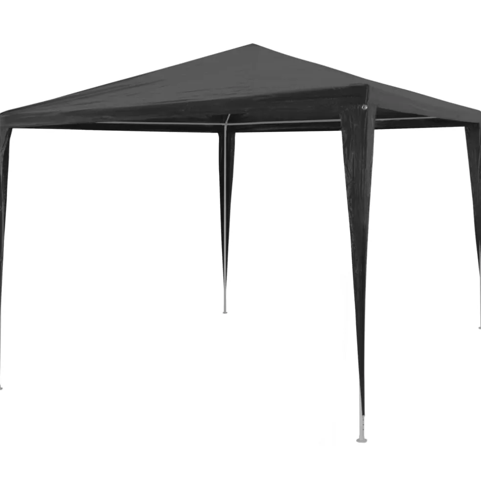 vidaXL Partytent 3x3 m PE antraciet