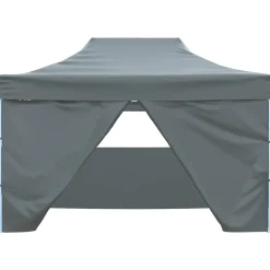vidaXL Partytent 280 x 410 x 315 cm Antracietkleurig Oxford Stof