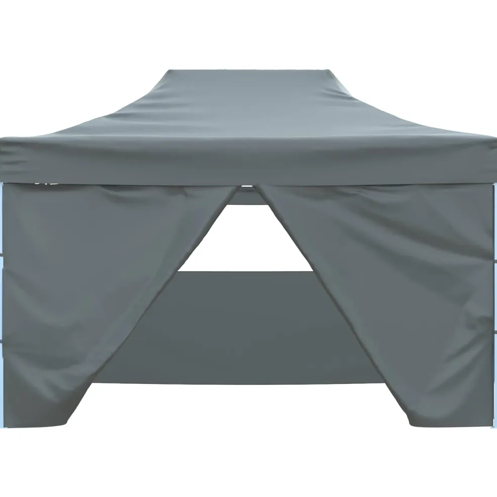 vidaXL Partytent 280 x 410 x 315 cm Antracietkleurig Oxford Stof