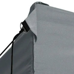 vidaXL Partytent 291 x 580 x 315 cm Antraciet Oxford Stof