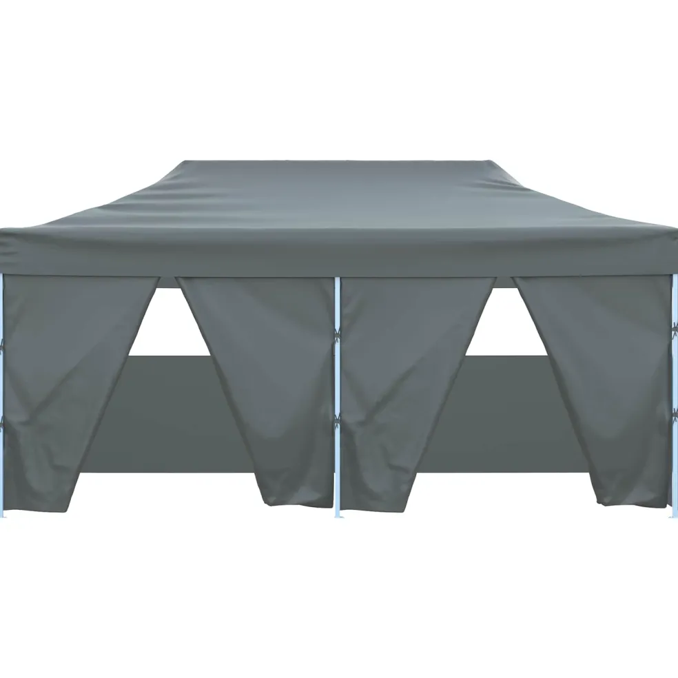 vidaXL Partytent 291 x 580 x 315 cm Antraciet Oxford Stof