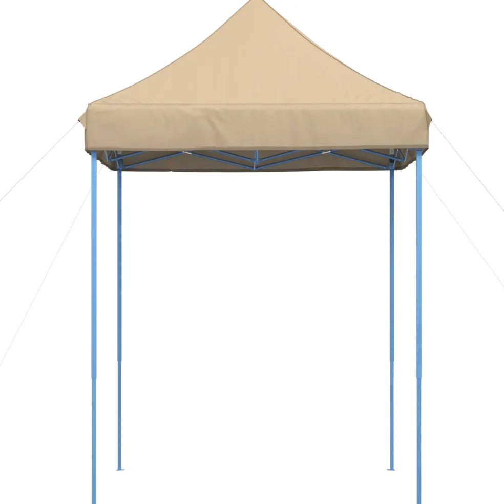 vidaXL Partytent 200 x 200 x 306 cm Beige Oxford Stof