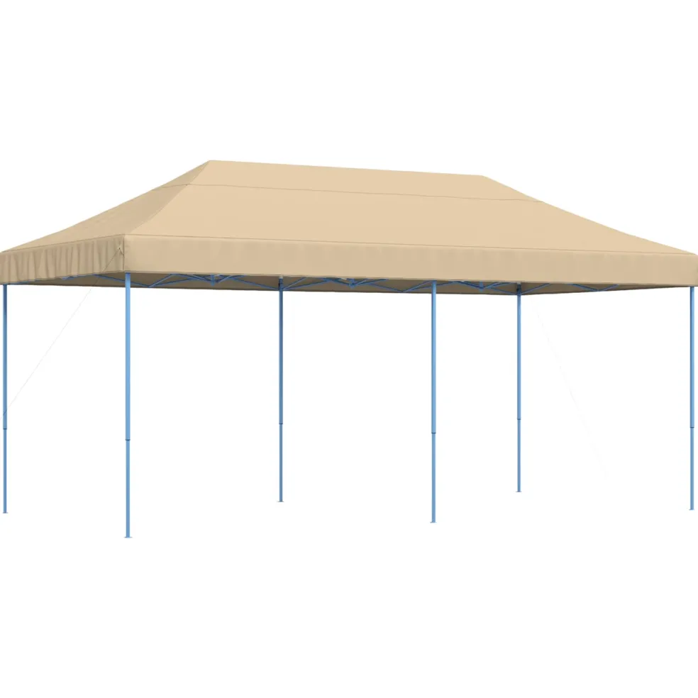 vidaXL Partytent 292 x 580 x 315 cm Beige Oxford Stof