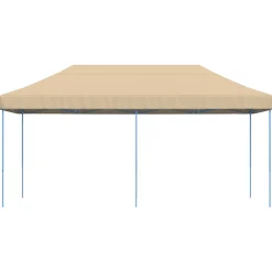 vidaXL Partytent 292 x 580 x 315 cm Beige Oxford Stof