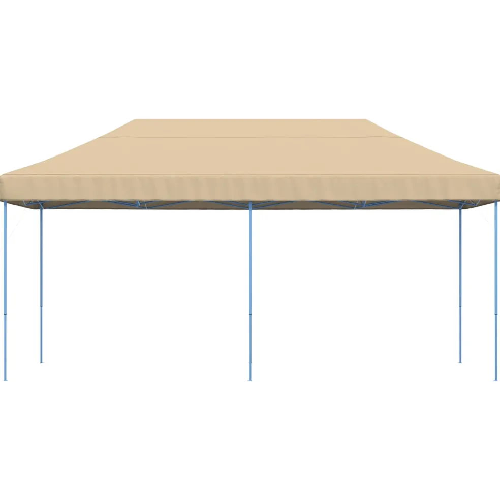 vidaXL Partytent 292 x 580 x 315 cm Beige Oxford Stof