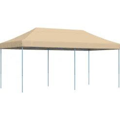 vidaXL Partytent 292 x 580 x 315 cm Beige Oxford Stof