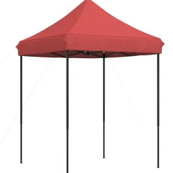 vidaXL Partytent 200 x 200 x 306 cm Bordeauxrood Oxford Stof