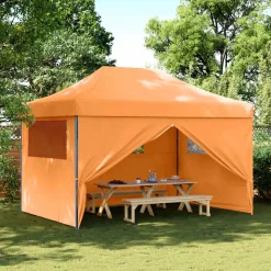 vidaXL Partytent 279 x 410 x 315 cm Oranje Oxford Stof