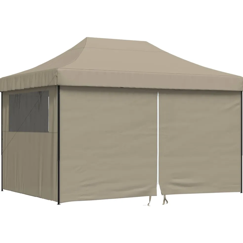 vidaXL Partytent 279 x 410 x 315 cm Taupe Oxford Stof