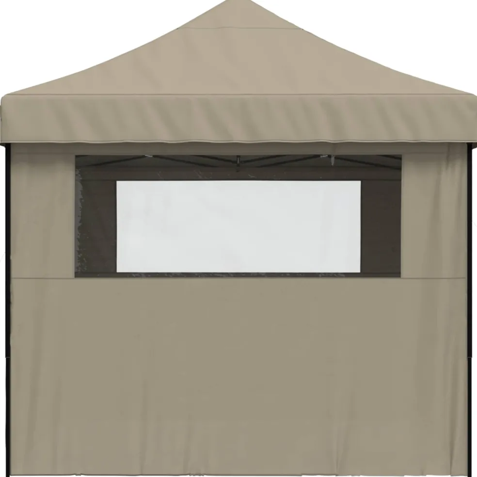vidaXL Partytent 279 x 410 x 315 cm Taupe Oxford Stof