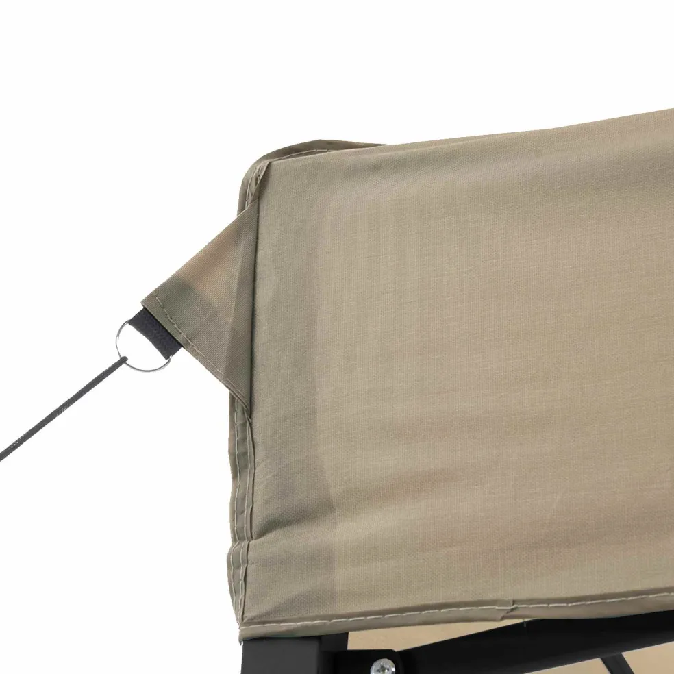 vidaXL Partytent 279 x 410 x 315 cm Taupe Oxford Stof
