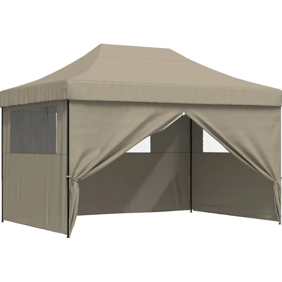 vidaXL Partytent 279 x 410 x 315 cm Taupe Oxford Stof