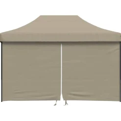 vidaXL Partytent 279 x 410 x 315 cm Taupe Oxford Stof