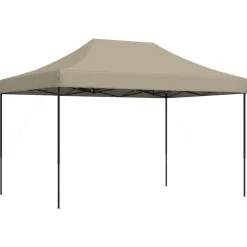 vidaXL Partytent 279 x 410 x 315 cm Taupe Oxford Stof