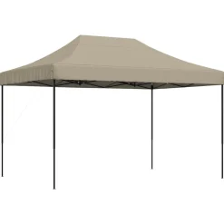vidaXL Partytent 279 x 410 x 315 cm Taupe Oxford Stof