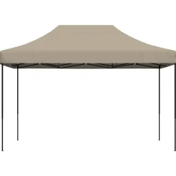 vidaXL Partytent 279 x 410 x 315 cm Taupe Oxford Stof