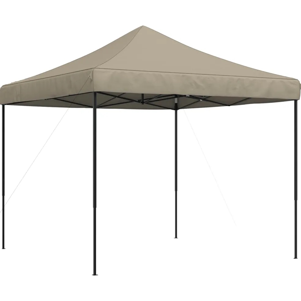 vidaXL Partytent 292 x 292 x 315 cm Taupe Oxford Stof