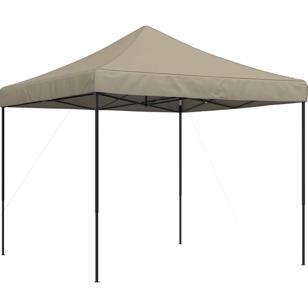 vidaXL Partytent 292 x 292 x 315 cm Taupe Oxford Stof