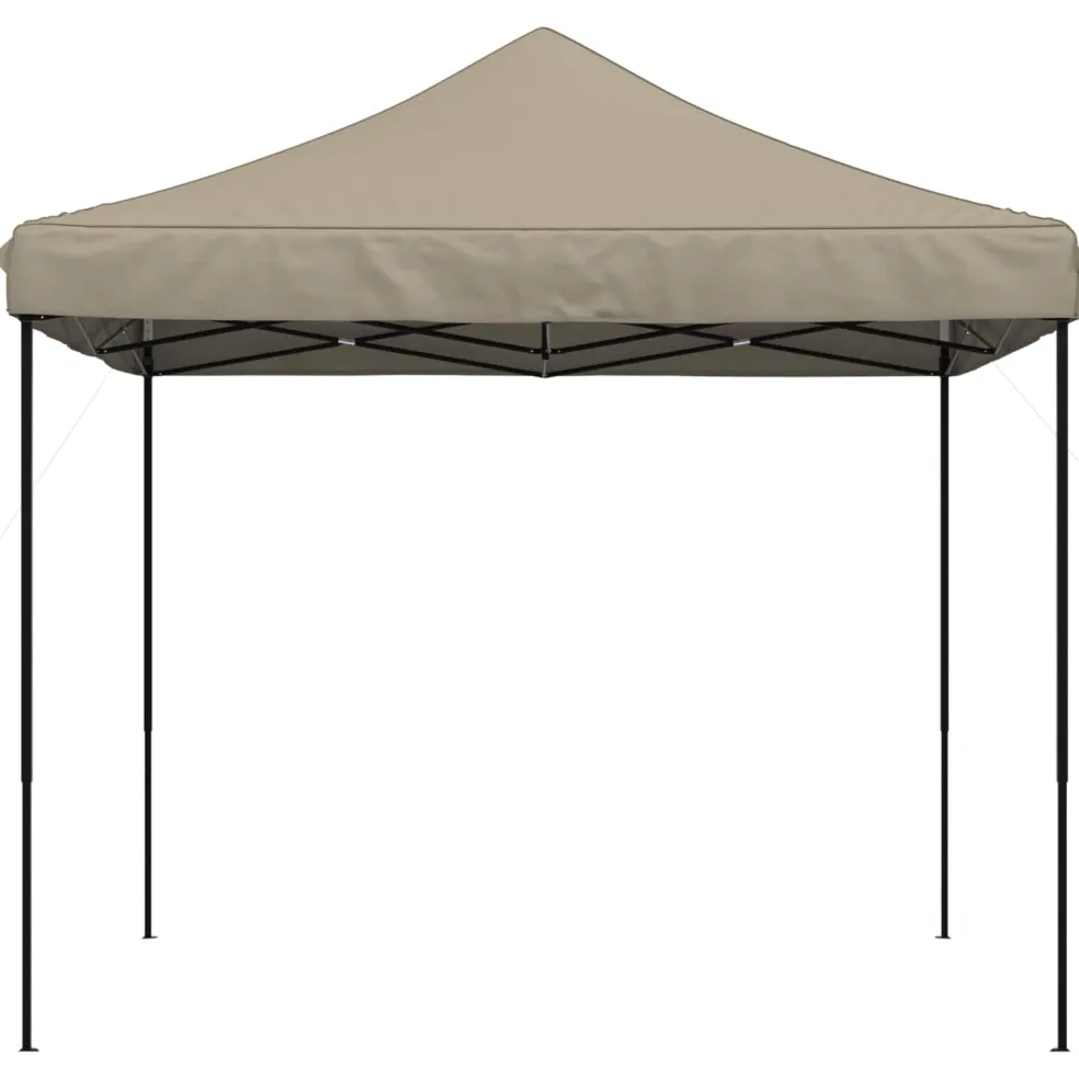 vidaXL Partytent 292 x 292 x 315 cm Taupe Oxford Stof