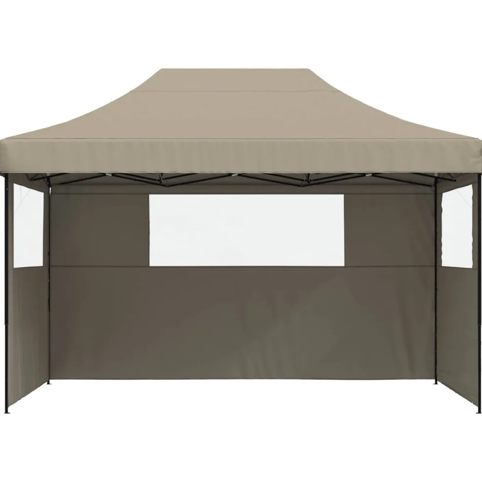 vidaXL Partytent 279 x 410 x 315 cm Taupe Oxford Stof