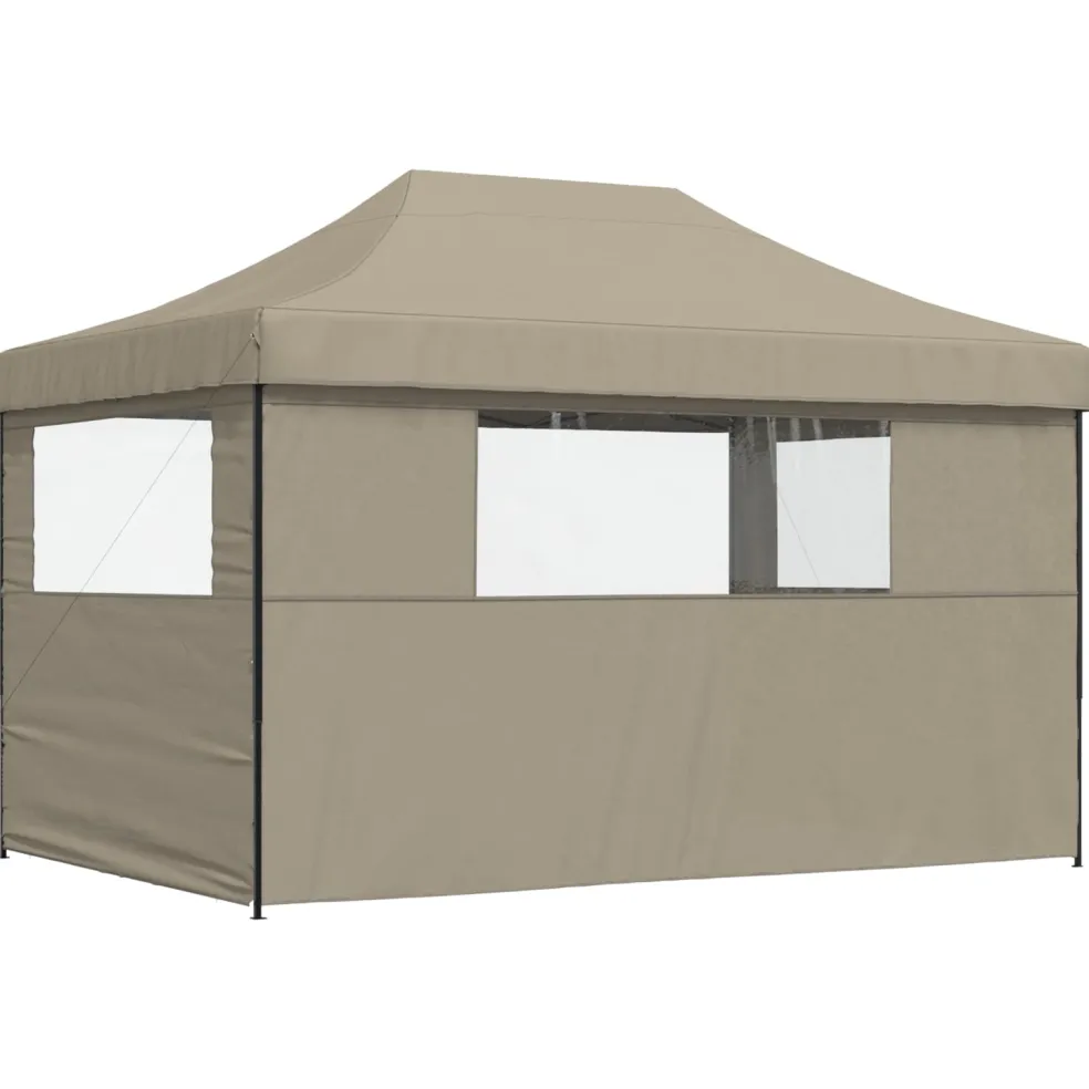 vidaXL Partytent 279 x 410 x 315 cm Taupe Oxford Stof