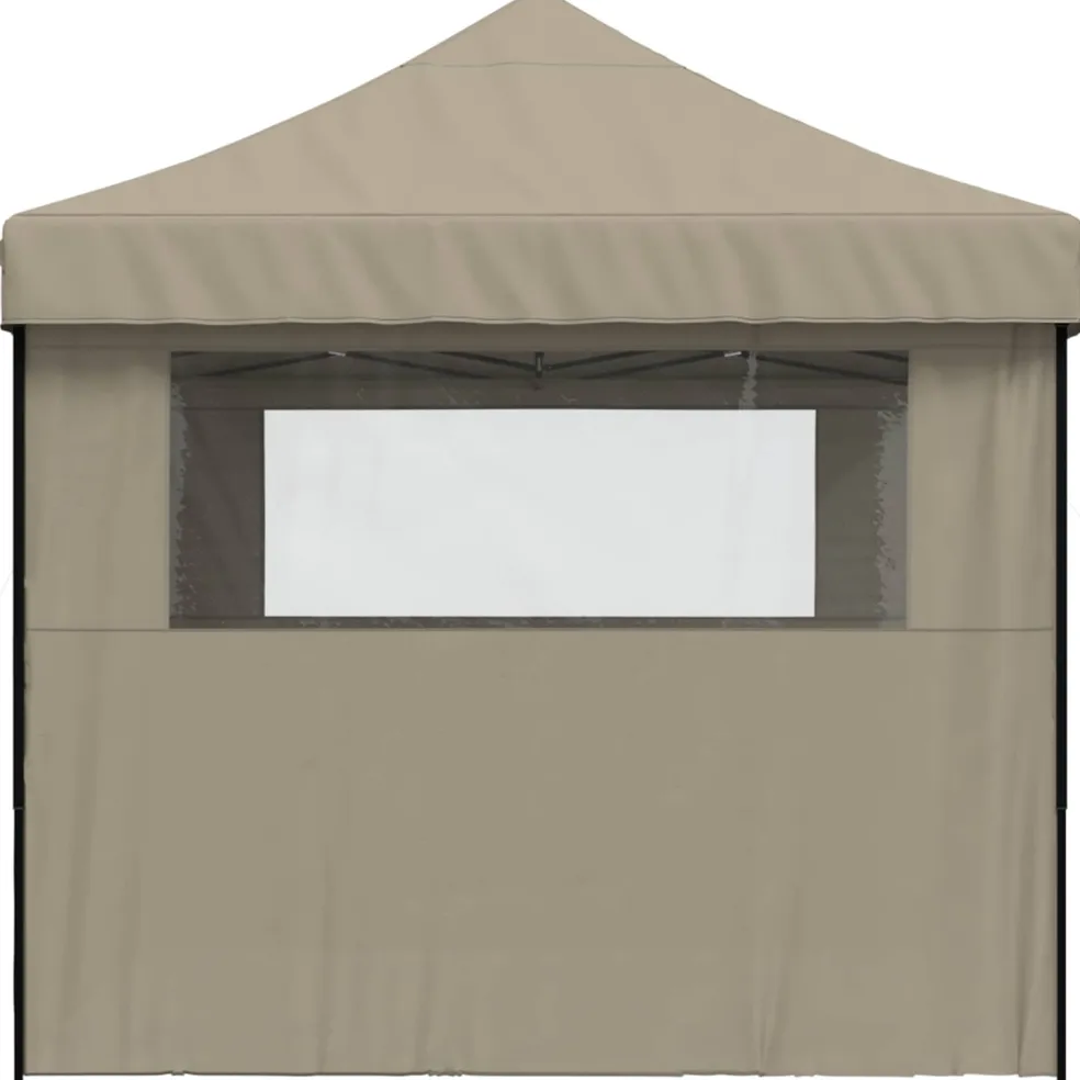 vidaXL Partytent 279 x 410 x 315 cm Taupe Oxford Stof