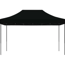 vidaXL Partytent 292 x 440 x 315 cm Zwart Oxford Stof