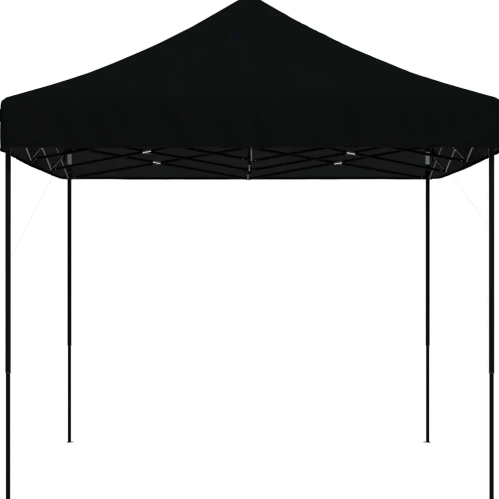 vidaXL Partytent 292 x 440 x 315 cm Zwart Oxford Stof