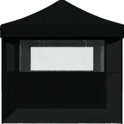 vidaXL Partytent 292 x 440 x 315 cm Zwart Oxford Stof