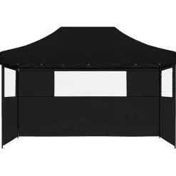 vidaXL Partytent 292 x 440 x 315 cm Zwart Oxford Stof