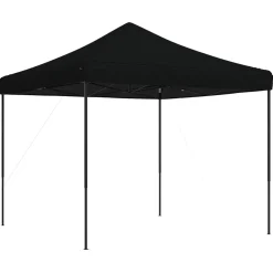 vidaXL Partytent 292 x 292 x 315 cm Zwart Oxford Stof
