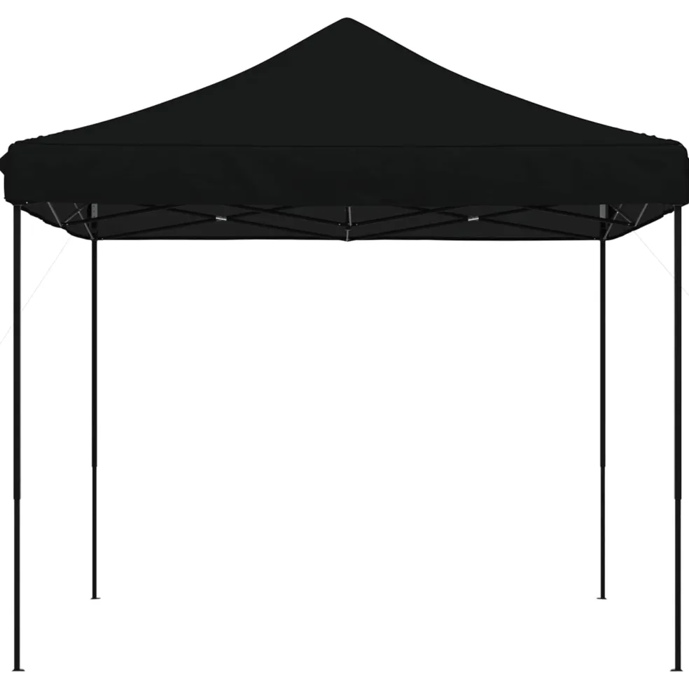 vidaXL Partytent 292 x 292 x 315 cm Zwart Oxford Stof